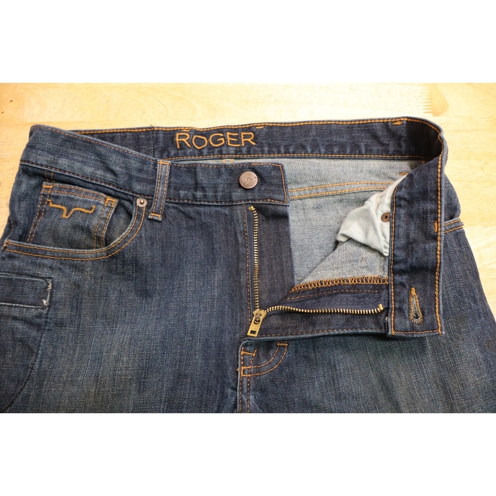 Kimes Ranch Roger Jeans Men's 30x36 Slim Straight Western Durable Denim - Picture 5 of 10